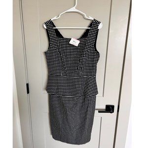 Anne Klein Polka Dot Dress - Size 10